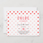 Wasserfarben Großes Dan Einladung (Rückseite)