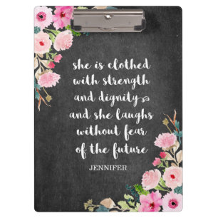 Wasserfarben-Halbpension Christliche Bibel Verse Klemmbrett