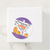 Wasserfarben Halloween-Leckerei Gefälligkeitstag Geschenkanhänger (Beispiel)