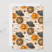 Wasserfarben-Halloween-Party Einladung (Rückseite)