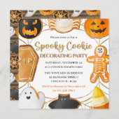 Wasserfarben-Halloween-Party Einladung (Vorne/Hinten)