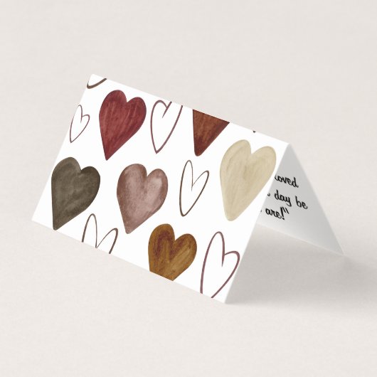 Wasserfarben Hand Ausgezeichnete Linien Herz Skizz (Vorderseite)