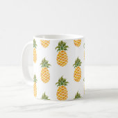 Wasserfarben, handgemalt mit exotischen Früchten n Kaffeetasse (Vorderseite Links)