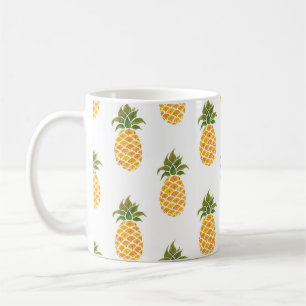 Wasserfarben, handgemalt mit exotischen Früchten n Kaffeetasse