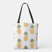 Wasserfarben, handgemalt mit exotischen Früchten n Tasche (Rückseite)