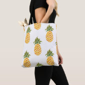 Wasserfarben, handgemalt mit exotischen Früchten n Tasche (Von Nahem)