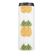 Wasserfarben, handgemalt mit exotischen Früchten n Thermosbecher (Rückseite)