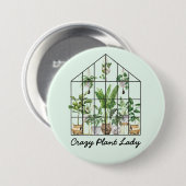 Wasserfarben-Hauspflanzenangebot Button (Vorne & Hinten)