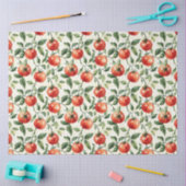 Wasserfarben-Heirloom Tomato-Muster Seidenpapier (Basteln)