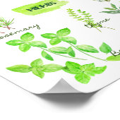 Wasserfarben-Herberge Poster (Ecke)