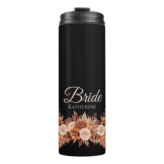 Wasserfarben Herbst Elegance-Bride- Thermosbecher (Vorderseite)