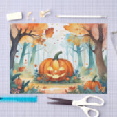 Wasserfarben Herbst Herbstpumpen Blätter Wald Seidenpapier (Handwerk)