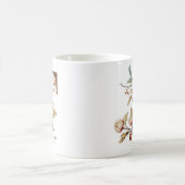 Wasserfarben Herbstfloral Initial T Kaffeetasse (Mittel)
