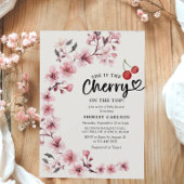 Wasserfarben-Herry-Frühlingsmädchen Kinderdusche Einladung