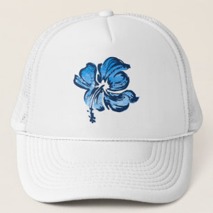 Wasserfarben-Hibiskus Trucker-Cap Truckerkappe