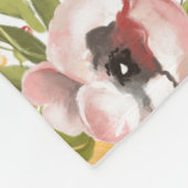 Wasserfarben Hirsch Personalisierte Geburt Fleecedecke (Ecke)