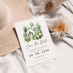 Wasserfarben-Hochzeit Sichern Sie das Datum Save The Date