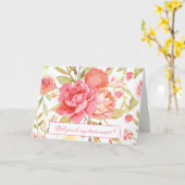 Wasserfarben-Hochzeit wird meine Bridesmai sein Karte (Gelbe Blume)