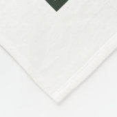 Wasserfarben Holiday Gnome Fleece Blankon (Ecke)