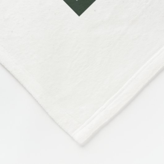 Wasserfarben Holiday Gnome Fleece Blankon (Ecke)