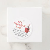 Wasserfarben-Hot-Chocolate-Bombe-Tag Geschenkanhänger (Beispiel)