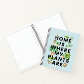 Wasserfarben Houseplant Garden Zitat Journal Notizblock (Innenseite)