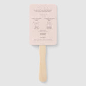 Wasserfarben Hübsch Garden Blume Frühjahrssonne Fächer (Rückseite)