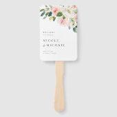 Wasserfarben Hübsch Garden Blume Frühjahrssonne Fächer (Vorderseite)