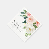 Wasserfarben Hübsch Garden Blume Frühjahrssonne Serviette (Ecke)