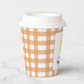 Wasserfarben-HühnerBaby-Dusche Pappbecher (Rechts)