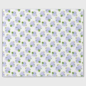 Wasserfarben-Hydrangea-Blume Geschenkpapier (Flach)