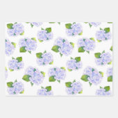 Wasserfarben-Hydrangea-Blume Geschenkpapier Set (Vorderseite 2)