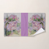 Wasserfarben-Hydrangeas Badhandtuch Set (Handtuch)