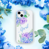 Wasserfarben Hydrangeas Chic Floral Case-Mate iPhone Hülle