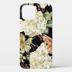 Wasserfarben-Hydrangeas-Lilien: Blumenmuster Case-Mate iPhone Hülle