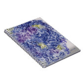 Wasserfarben-Hydrangeas mit Namen Notizblock (Rechte Seite)
