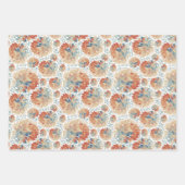 Wasserfarben-Hydrangeas-Trial-Fall-Palette Geschenkpapier Set (Vorderseite)