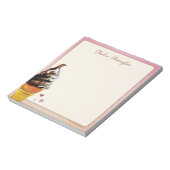 Wasserfarben Ice Creme Cone Personalisiertes Gesch Notizblock (Rotiert)