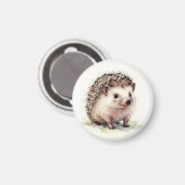 Wasserfarben-Igel-Magnet Magnet (Vorderseite/Rückseite)