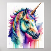 Wasserfarben in Candy Colors V Poster (Vorne)