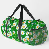 Wasserfarben in einem grünen Feld Duffle Bag (Rechte Ecke)