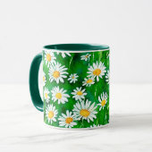 Wasserfarben in einem grünen Feld Tasse (Vorderseite Links)