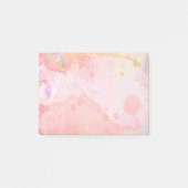 Wasserfarben in Pasteten Post-it Klebezettel (Vorderseite)