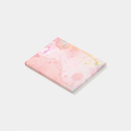 Wasserfarben in Pasteten Post-it Klebezettel (angewinkelt)