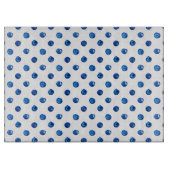Wasserfarben-Indigoblau-Polka-Punktmuster Schneidebrett (Vorderseite)