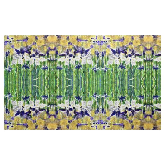 Wasserfarben-Iris-Stoff Stoff (Yard (91,4 cm))