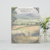 Wasserfarben Irland Landschaft Looselaf Anmerkung (Stehend Vorderseite)