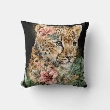 Wasserfarben Jungle Baby Animes Floral Art