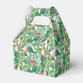 Wasserfarben-Kaktusmuster Geschenkschachtel (Rückseite)