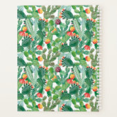 Wasserfarben-Kaktusmuster Planer (Rückseite)